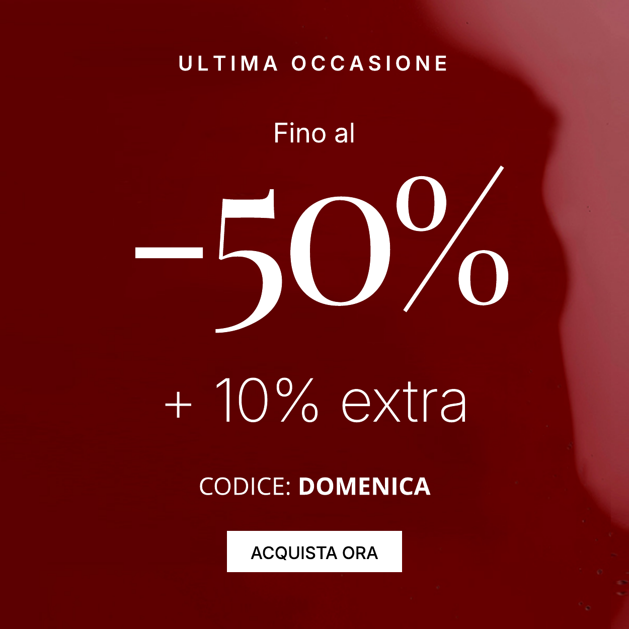 fino al 50 di sconto