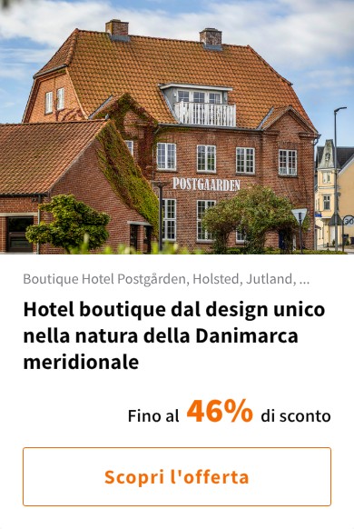Hotel boutique dal design unico nella natura della Danimarca meridionale
