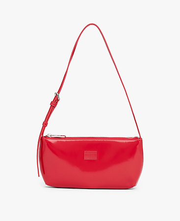 Borsa a spalla Essential lucida con logo