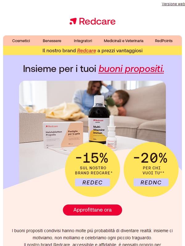 Scopri il nostro brand Redcare, per te e per i tuoi cari! 🎁
