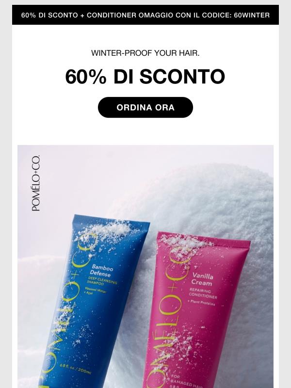 Idratazione & luminosità per l’inverno – 60% di sconto + balsamo in omaggio