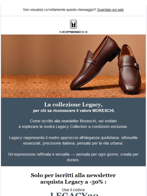 Legacy Access | Un'opportunità dedicata agli iscritti alla newsletter
