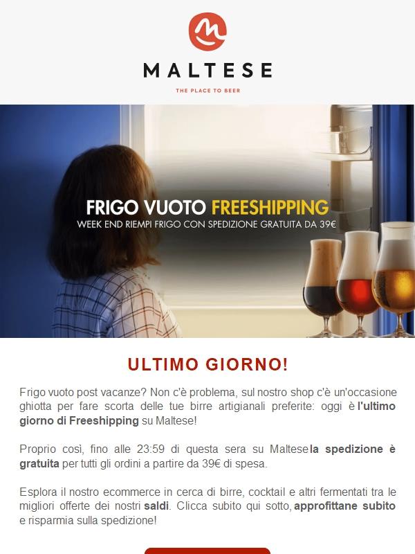 Un weekend di Freeshipping!