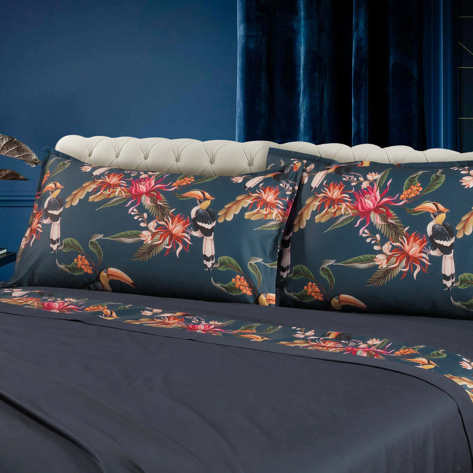 Image of Completo Lenzuola in <br>Percalle di Cotone - <b>Paraguay