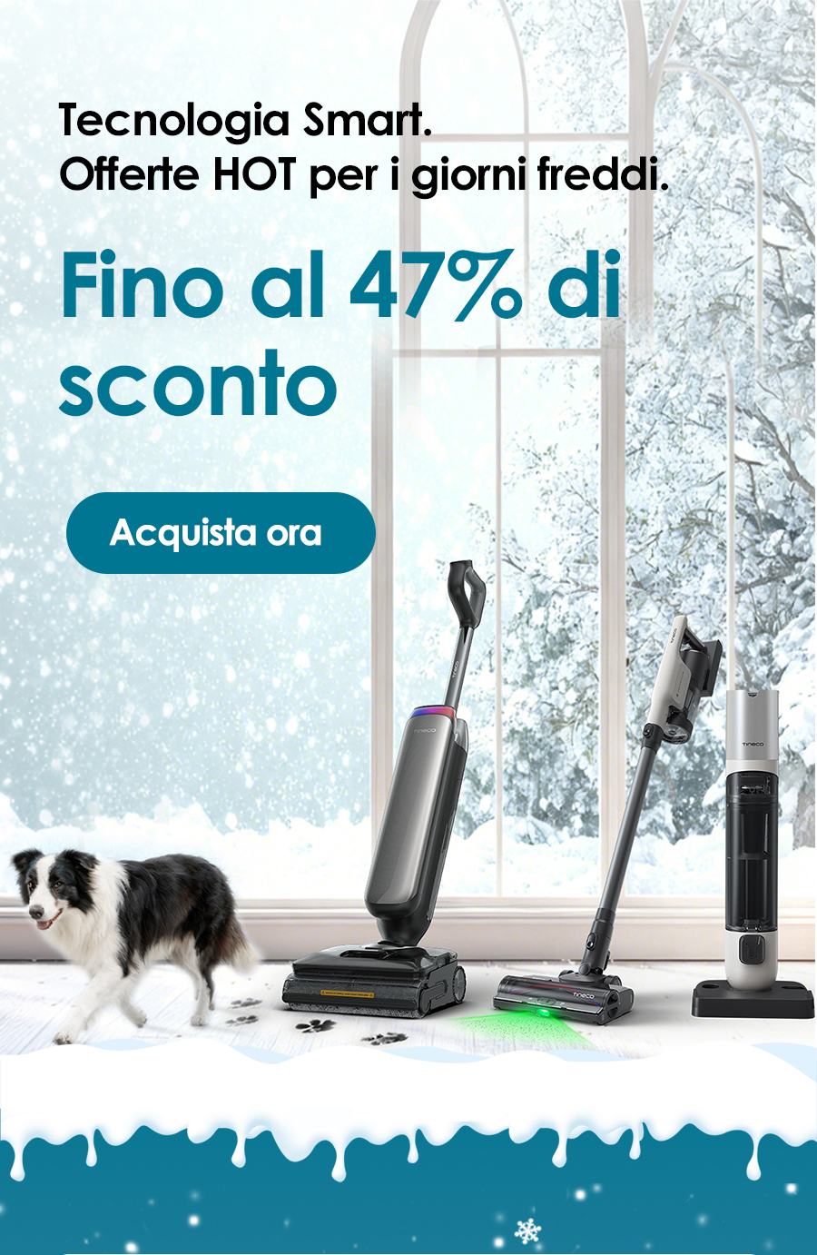 Tecnologia Smart. Offerte HOT per i giorni freddi. Fino al 47% di sconto