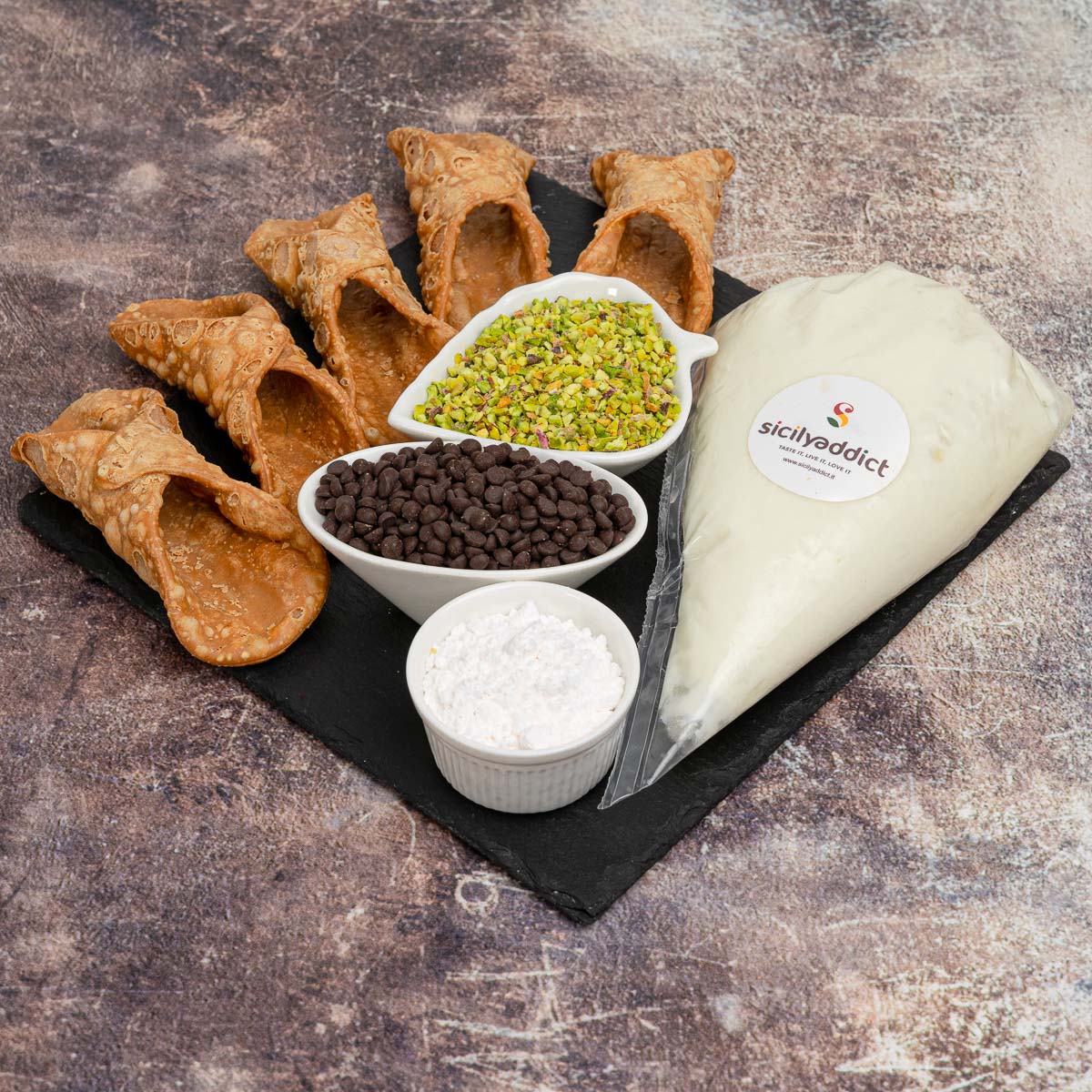 Image of Kit cannoli siciliani con ricotta di pecora