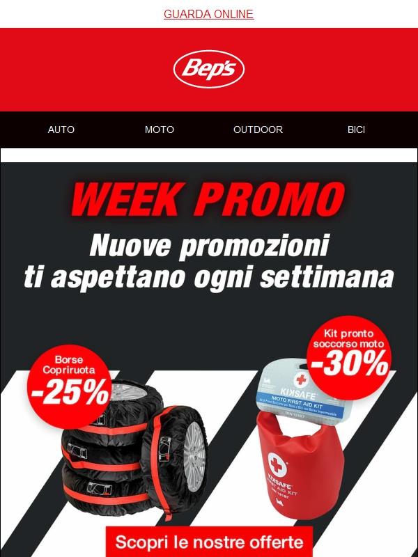 Scopri le offerte della WEEK PROMO! 🛒