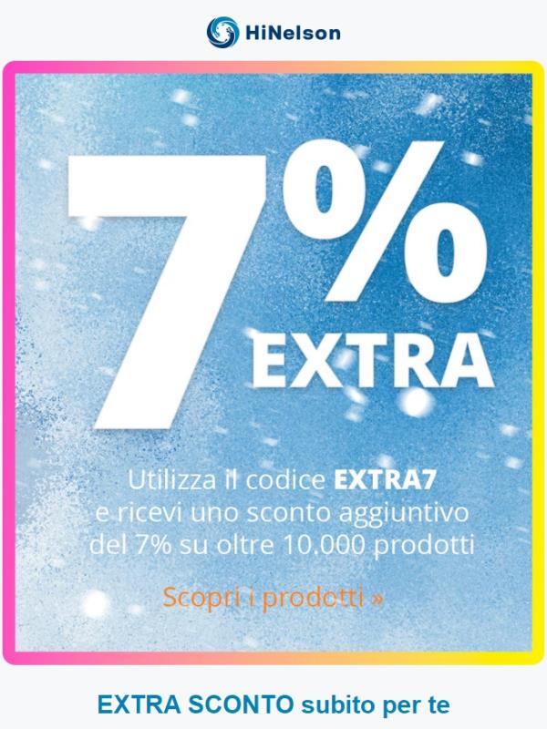 🚀 Saldi EXTRA. Subito per te