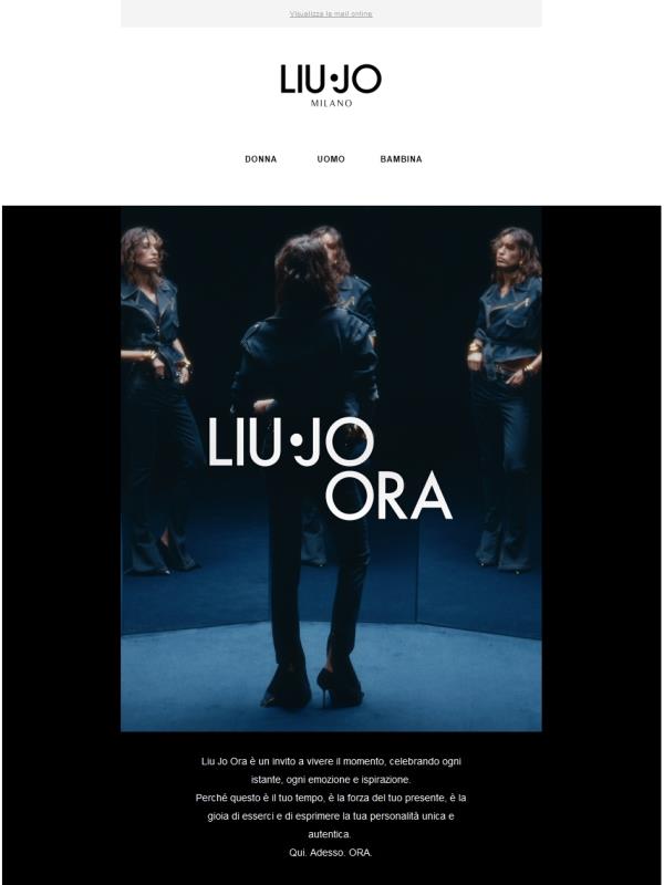 Liu Jo ORA. Il tuo momento