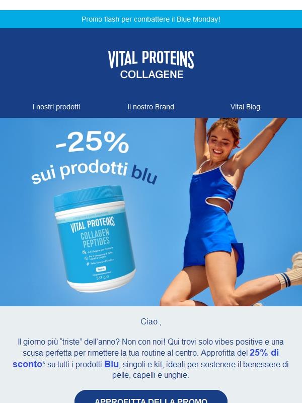 Blue Monday? Non da noi! 25% di sconto sui prodotti Blu 💙