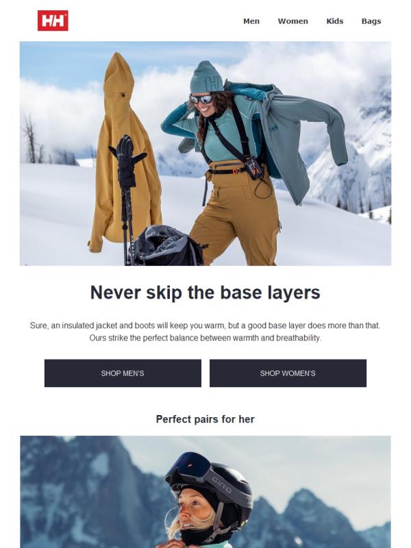 The golden rule of winter warmth