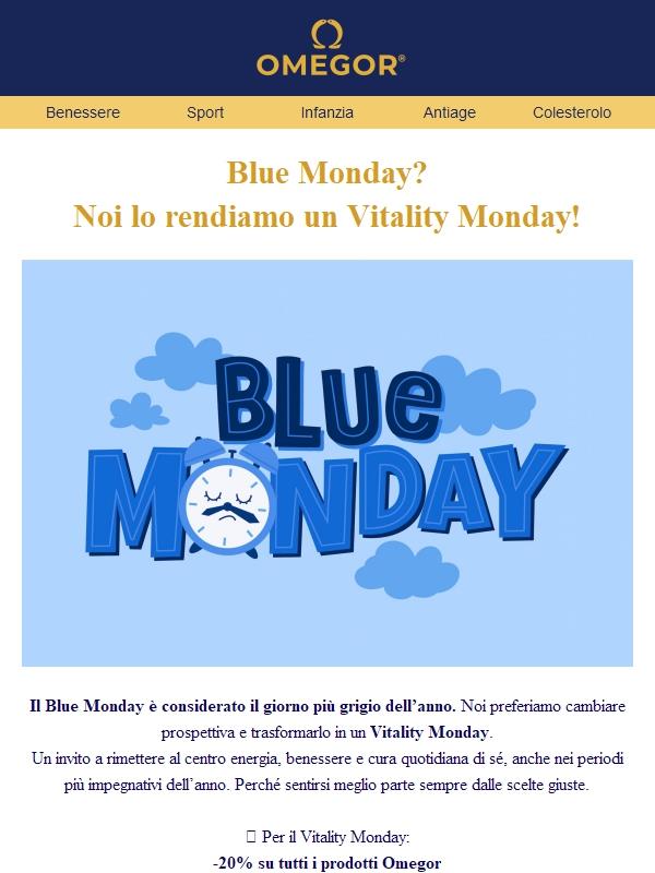 Blue Monday? Noi lo rendiamo un Vitality Monday 🌟