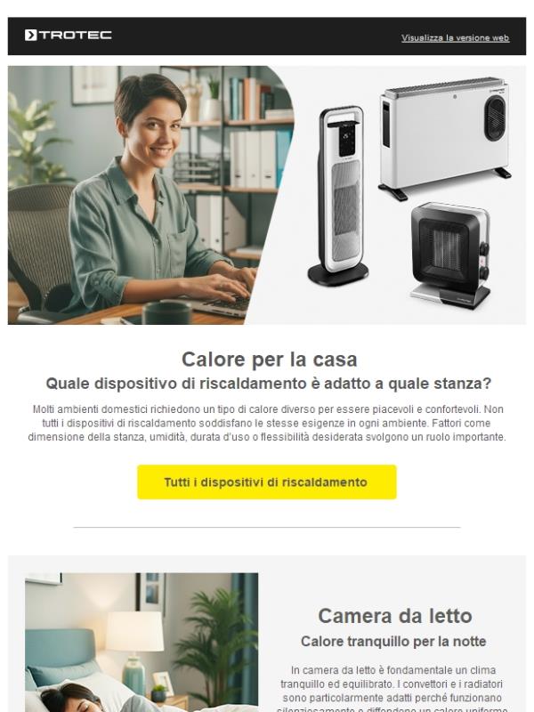 🔥 Quale dispositivo di riscaldamento è adatto a quale stanza?