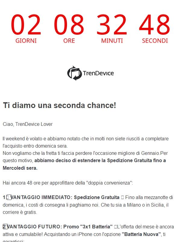 Batteria nuova per 3 anni + Spedizione Gratis: ultima occasione