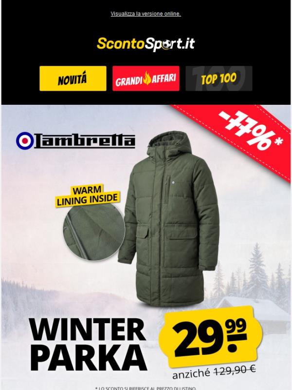 Parka Lambretta a soli 29,99 € 🧥