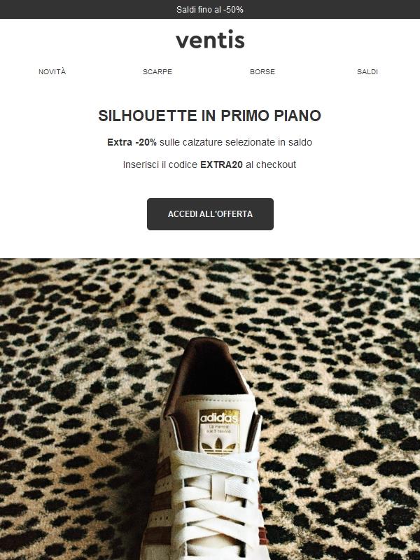 20% extra sulle calzature