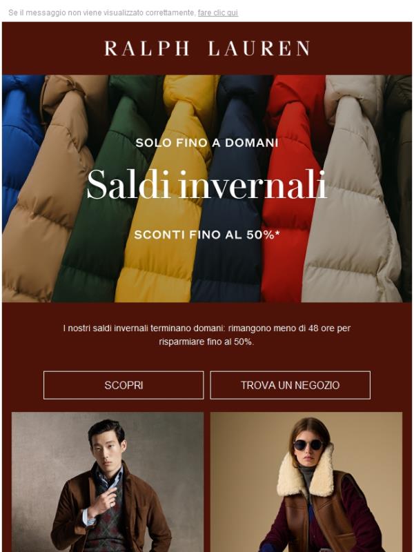 Saldi invernali: rimangono meno di 48 ore