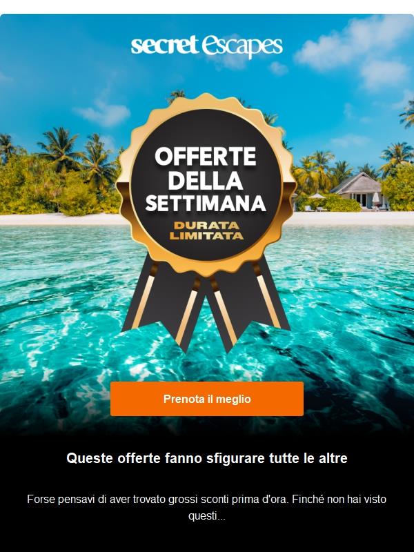 Offerte della settimana. Impossibile ignorarle