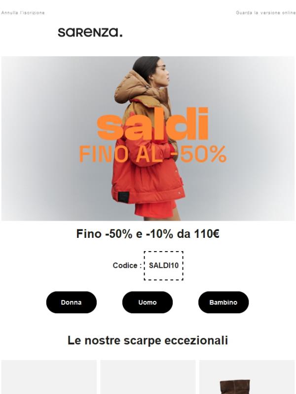 Le scarpe che ti assomigliano! Fino -50% di sconto 😍