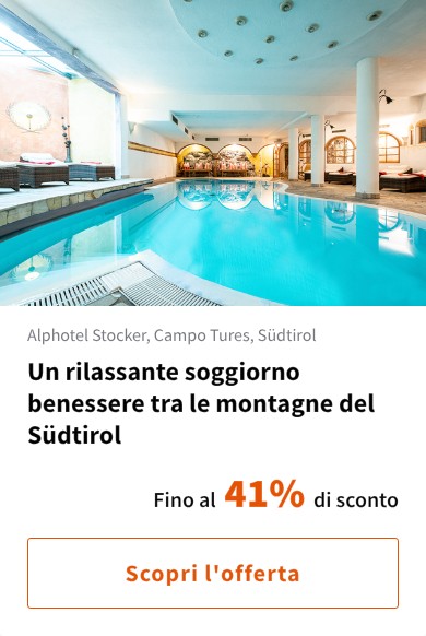 Un rilassante soggiorno benessere tra le montagne del Südtirol