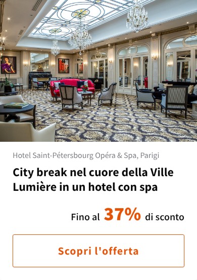 City break nel cuore della Ville Lumière in un hotel con spa