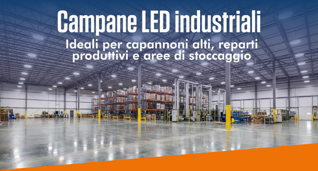 Campane LED industriali
