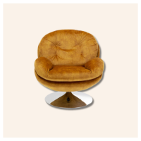 poltrona-girevole-cosy-ocra