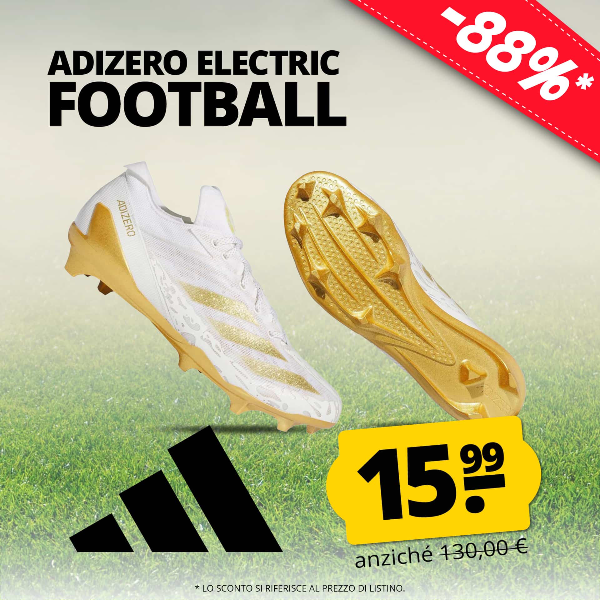 adida adizero electric unisex fusball/football schuhe