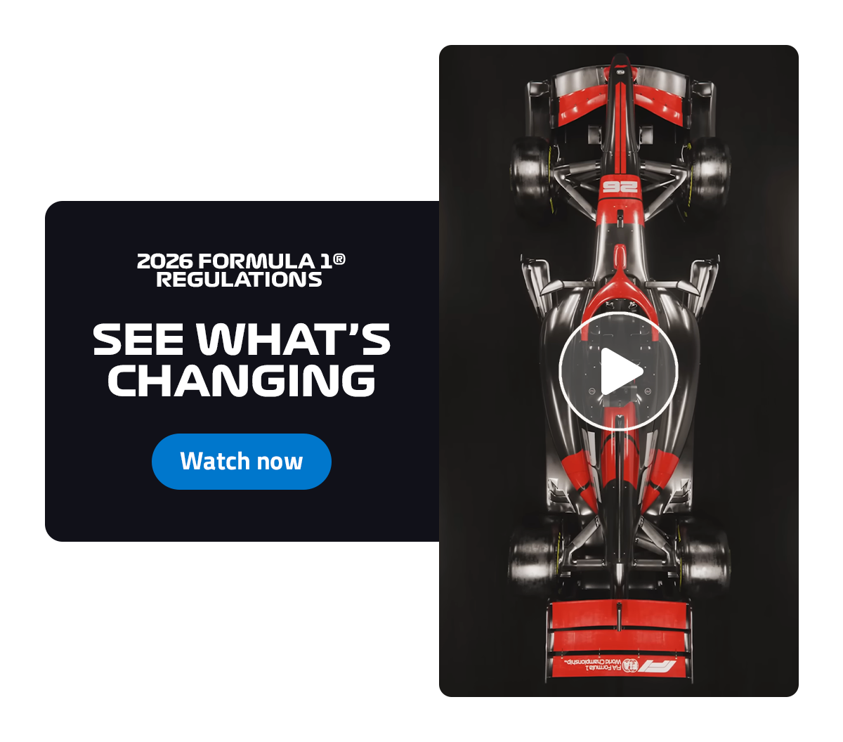 2026 Formula 1 Regulations. See what's changing