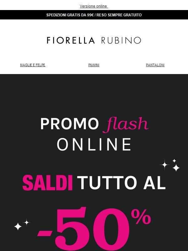 🌜SALDI -50% SU TUTTO🌛SOLO PER QUESTA NOTTE