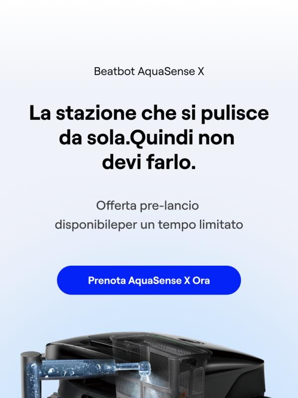 Incontra AquaSense X — La stazione auto-pulente è arrivata