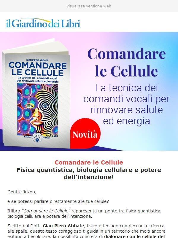 🧬 Comandare le Cellule: la tecnica dei comandi vocali