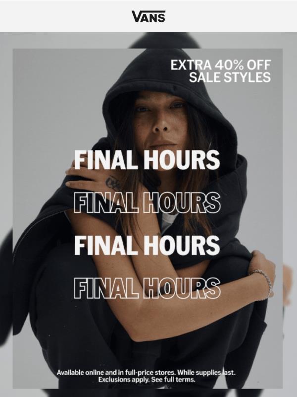 The countdown is on for the Winter Refresh Sale