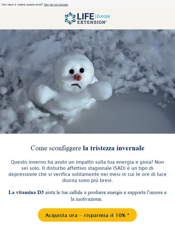 L'inverno sta rubando la tua energia e gioia?