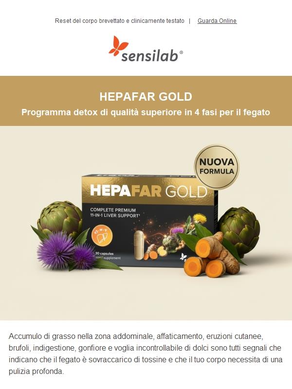 Lo standard GOLD per il tuo fegato✨