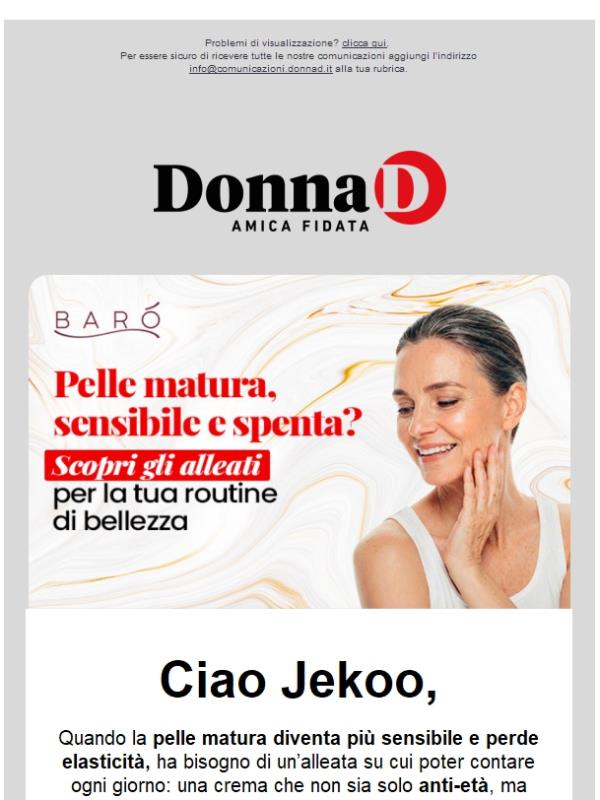 Pelle sensibile e poco elastica? Ci pensa Barò Cosmetics!