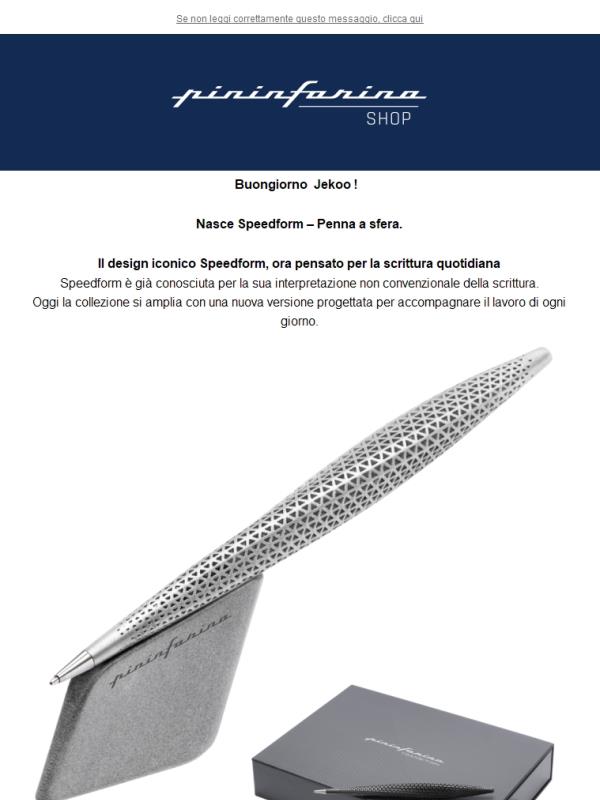 Speedform si completa con la versione INK: arriva la nuova penna a sfera