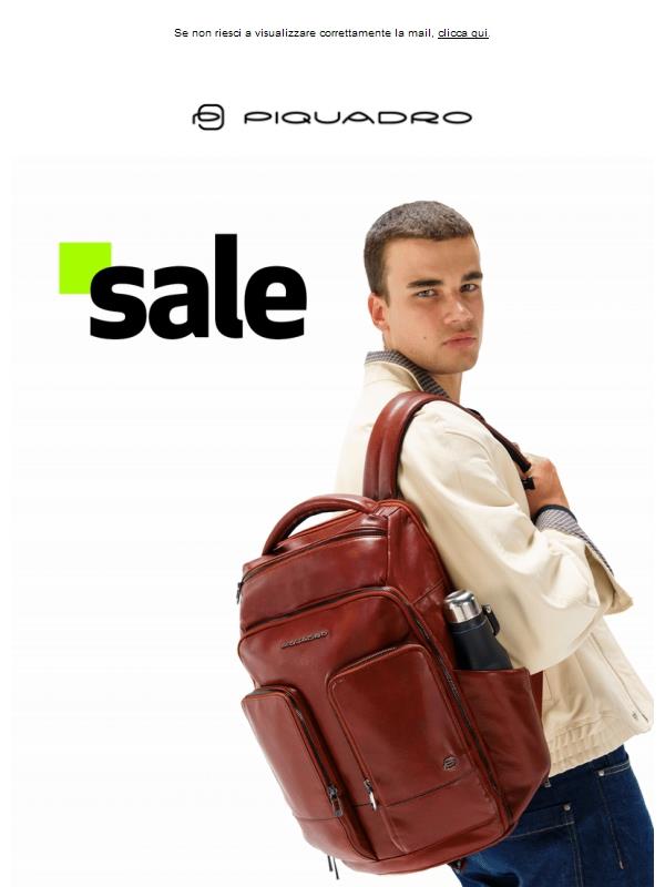 Zaini, borse e accessori Piquadro in saldo fino al 30%