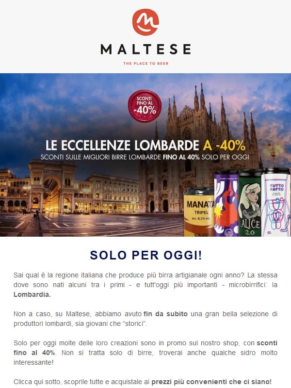 Fino al 40% di sconto sulle birre lombarde!