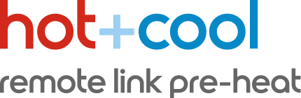 Logo del Dyson Hot+Cool Remote Link Pre-heat.