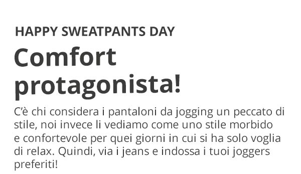 Happy sweatpants day