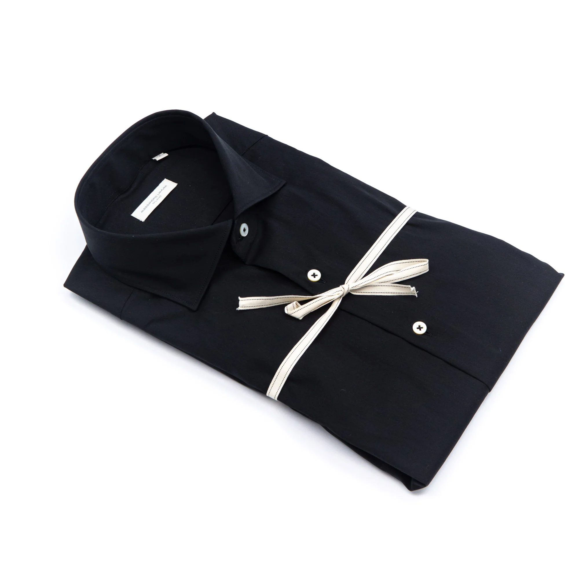 Camicia Nera in Cotone