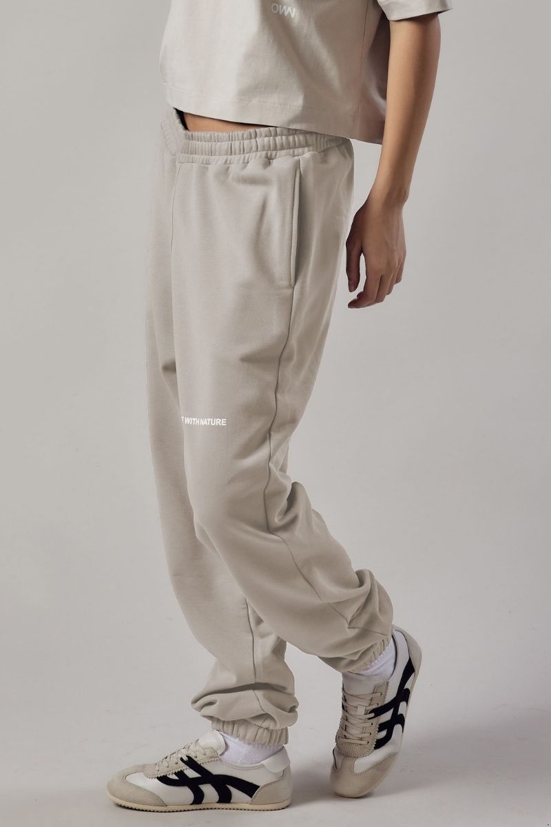 Joggers Loose Fit Unisex Beige