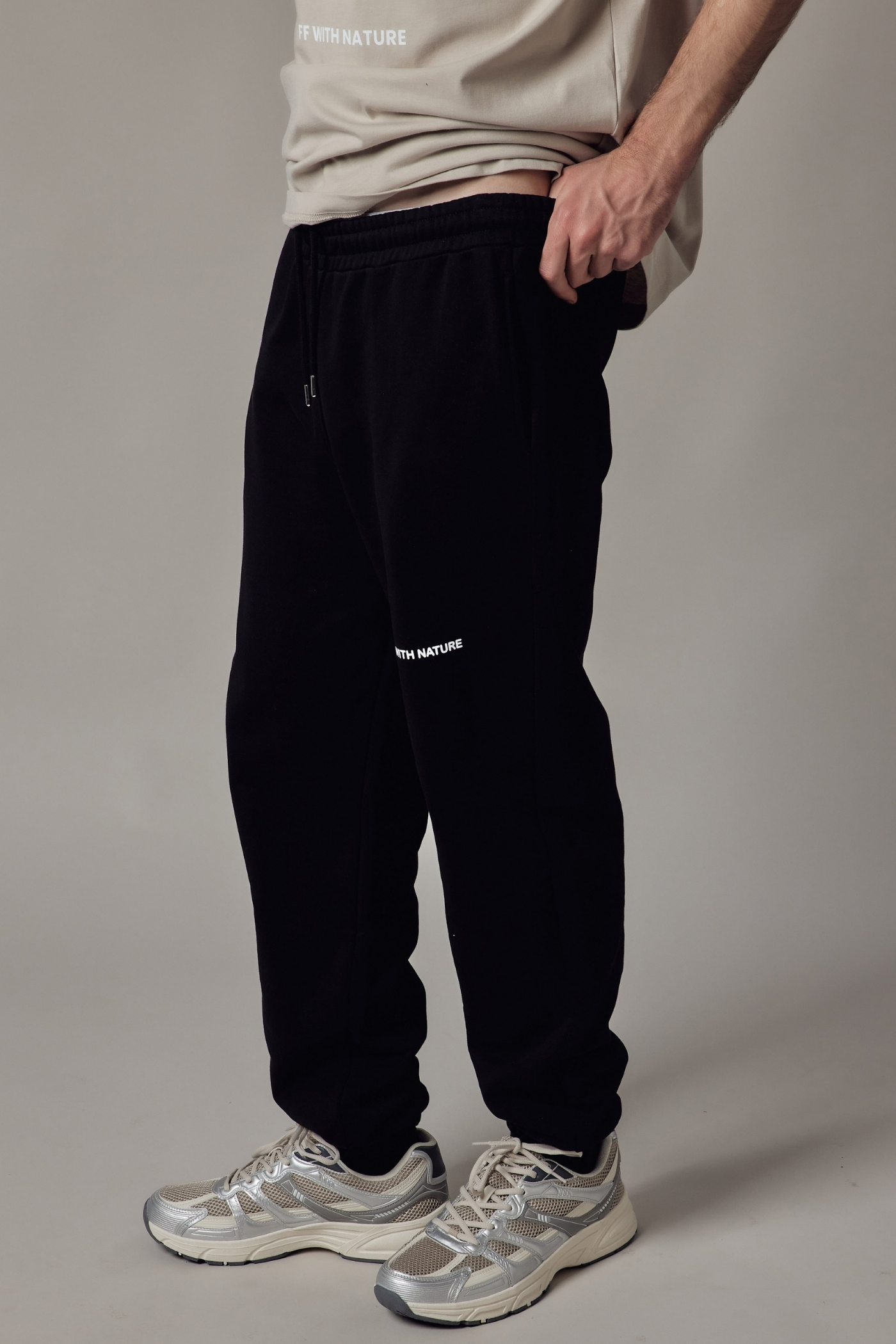 Joggers Loose Fit Unisex Nero