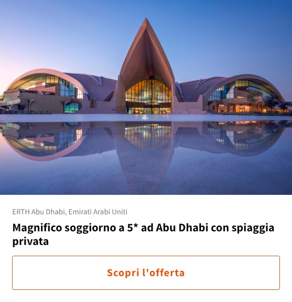 Magnifico soggiorno a 5* ad Abu Dhabi con spiaggia privata