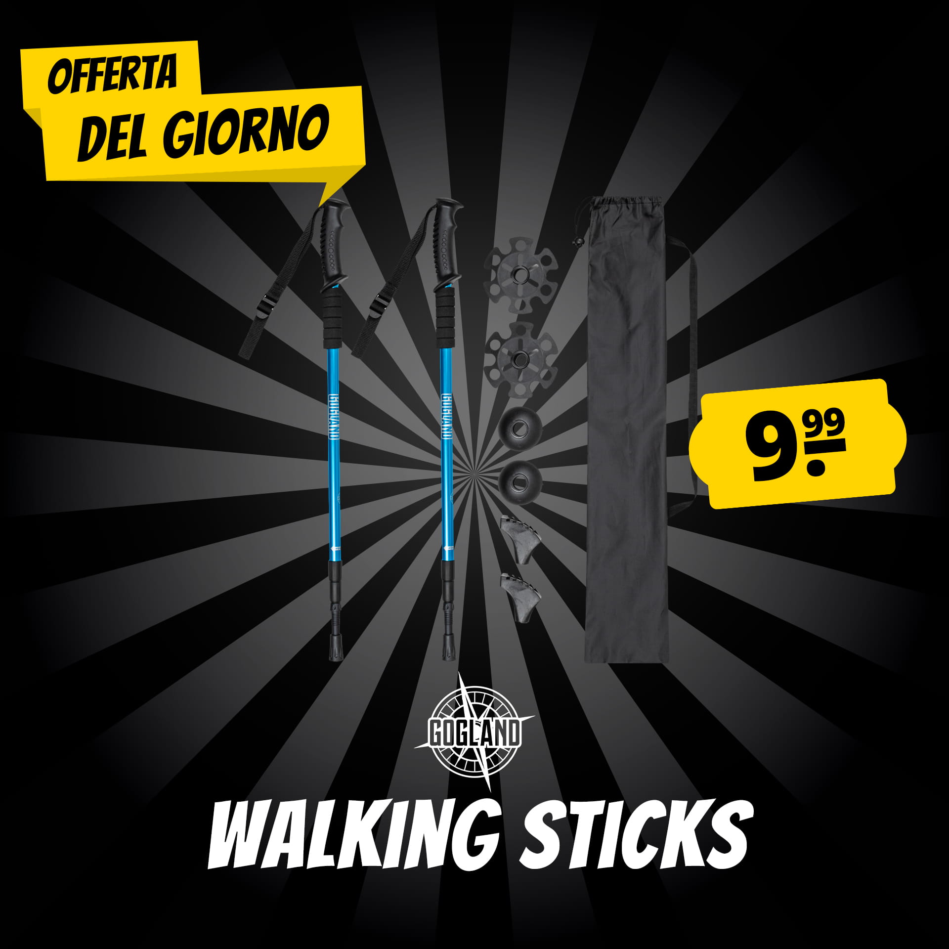 gogland trekking bastoncini da trekking