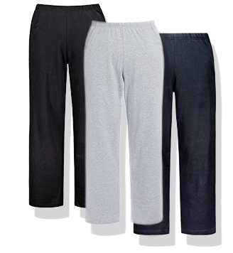 Pantaloni sportivi con taglio della gamba dritto e cintura elastica