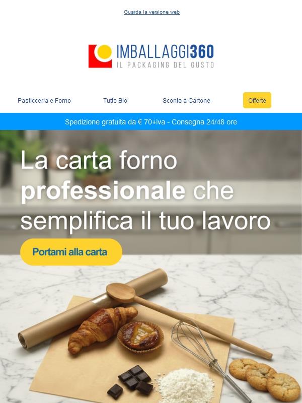 🆕 Nuovo prodotto indispensabile per il tuo laboratorio: carta forno siliconata!