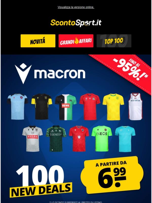 macron 100 nuove offerte a partire da 6,99 € 🔥