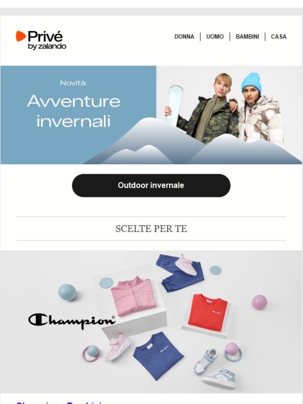 Sono arrivati Champion & Colmar, scoprili subito